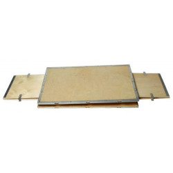 Wooden crate certified for the transport of hazardous materials, 4D/X