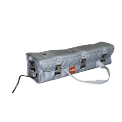 Fire-resistant lithium battery bag for bicycles
