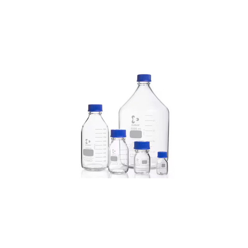 Duran borosilicate glass bottle