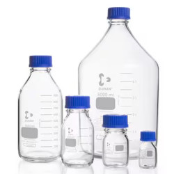 Duran borosilicate glass bottle