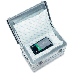 Akku Safe Caisse alu XL ADR batteries lithium endommagées P911