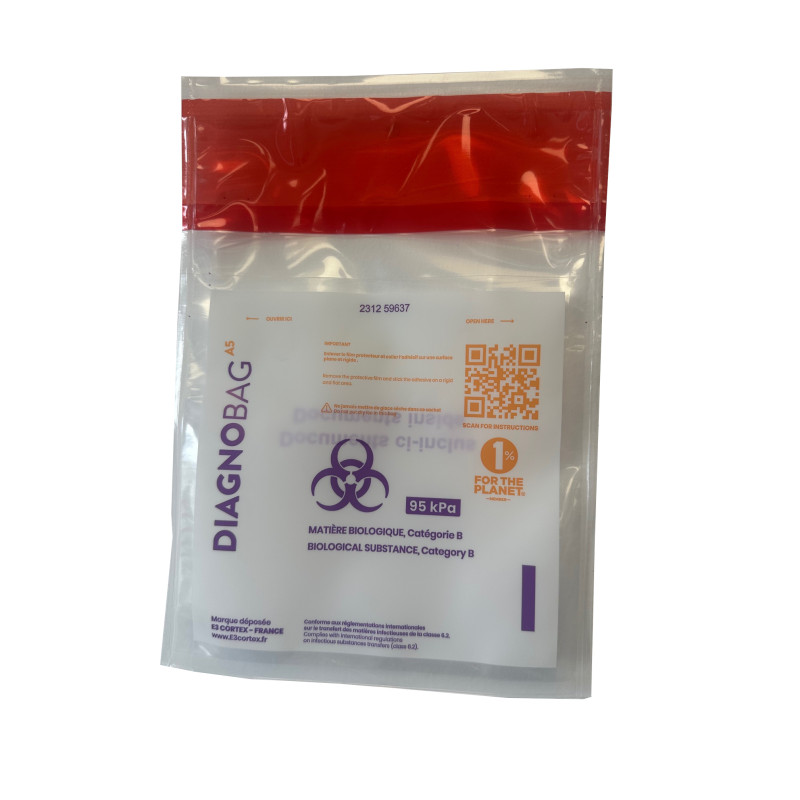 Emballage biologique UN 3373 catégorie B IATA DIAGNOBA5