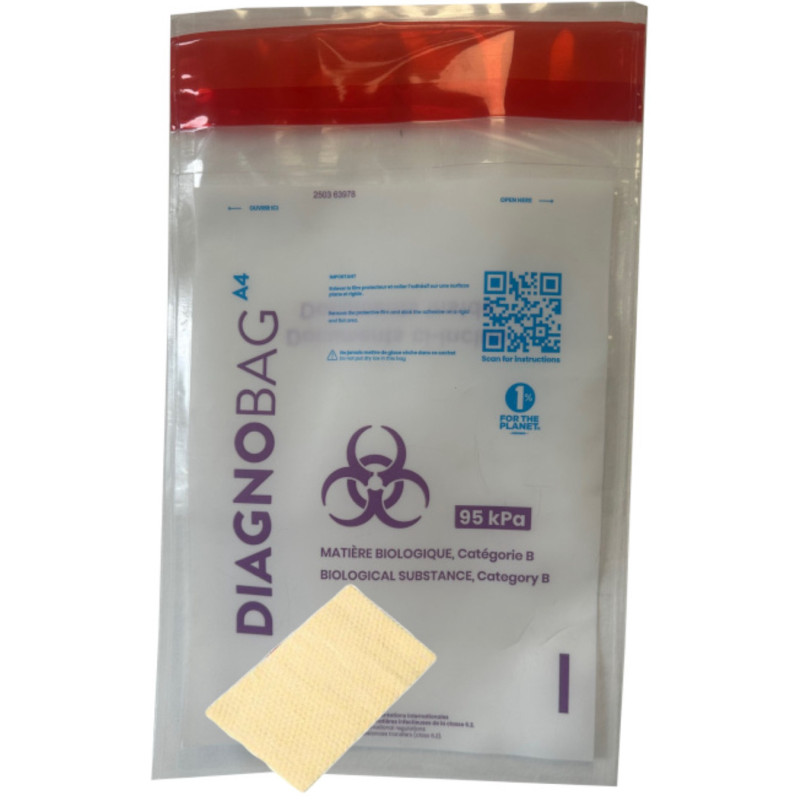 DIAGNOBAG A4 avec absorbant