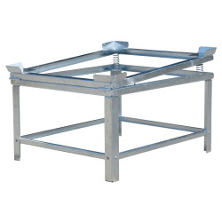 basculeur sur pieds IBC GRV cuve 1000l