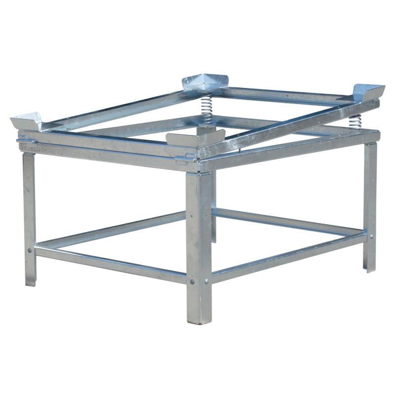 basculeur sur pieds IBC GRV cuve 1000l