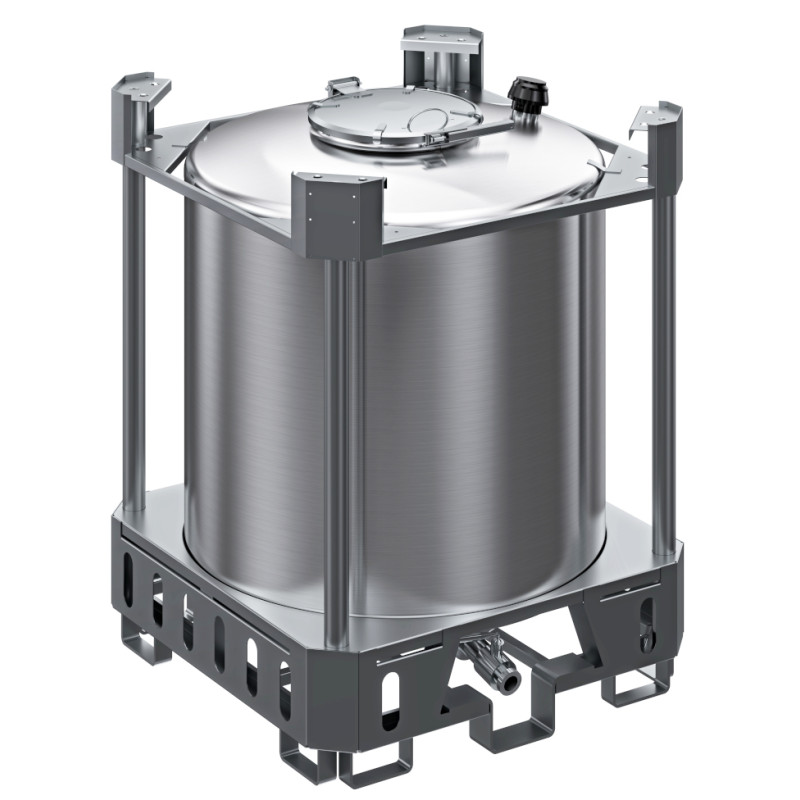 ADR 1000-liter stainless steel tank 31a/y