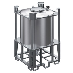 ADR 1000-liter stainless steel tank 31a/y