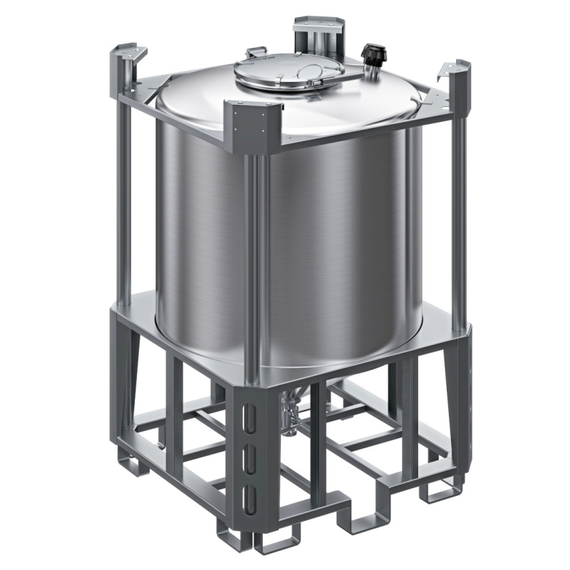 ADR 1000-liter stainless steel tank 31a/y