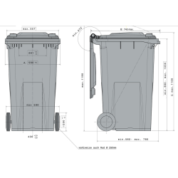 UN1950 ADR aerosol waste container