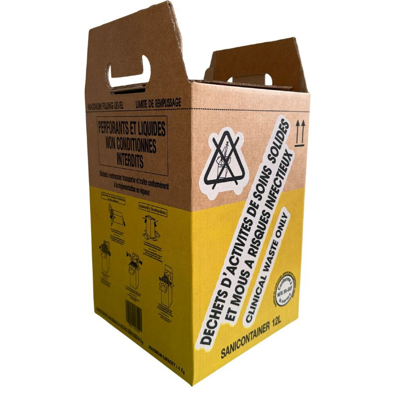 CARTON DASRI 12L DECHETS MOUS