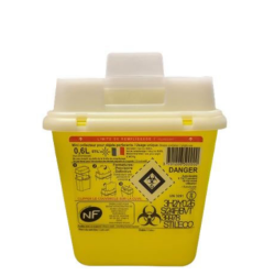Mini collecteur DASRI pour aiguilles et objets tranchants