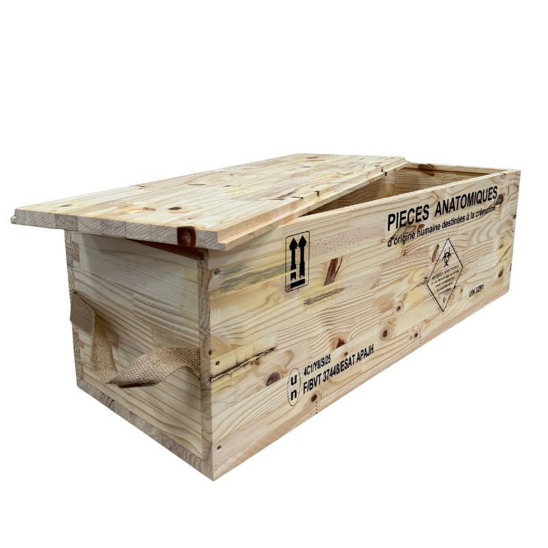 Caisse Anatomique 67L classe 6 pour crémation