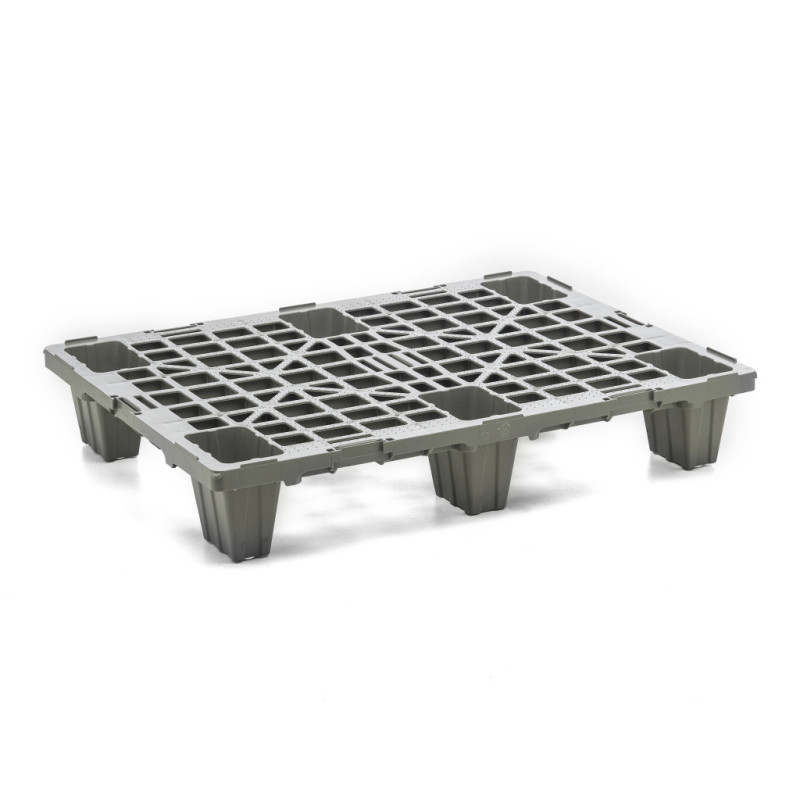 Plastic pallet for 1 drum