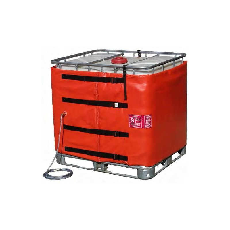 Couverture chauffante ATEX pour GRV / IBC Couverture chauffante ATEX pour GRV / IBC