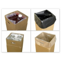 Square cardboard drums certified for the transport of hazardous materials