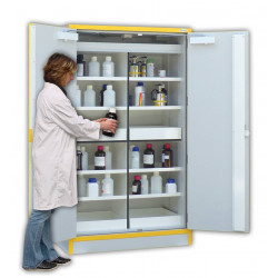 4-Compartment Multi-Hazard Safety Cabinets (Flammables, Acids, Bases, and Toxics) 30'