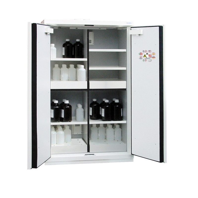 4-Compartment Multi-Hazard Safety Cabinets (Flammables, Acids, Bases, and Toxics) 30'