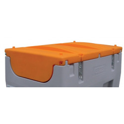Cover for 125- and 200-liter mobile fuel stations