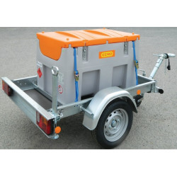 Road Trailer for a Mobile Gas Station