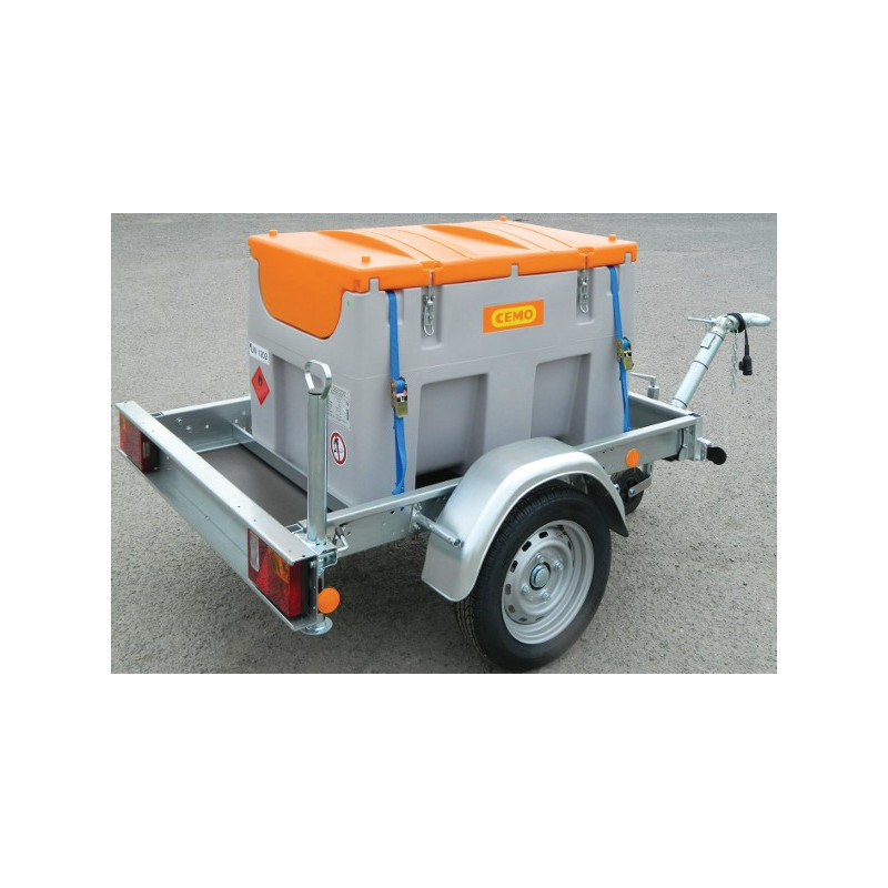 Road Trailer for a Mobile Gas Station