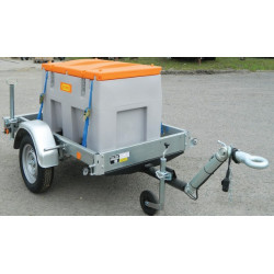 Road Trailer for a Mobile Gas Station