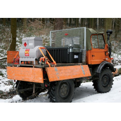 90-liter ADR gasoline and fuel blend refueling station