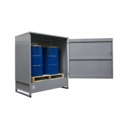 Outdoor Spill Containment Pan for 2 Drums