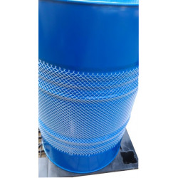 Plastic mesh scratch-resistant drum protector
