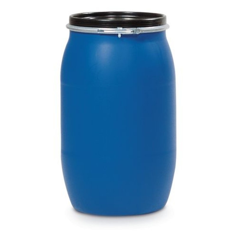 Reconditioned 220-liter plastic drum in Bondes