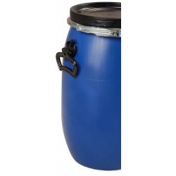 30-liter high-density polyethylene drum, fully opening