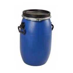 30-liter high-density polyethylene drum, fully opening