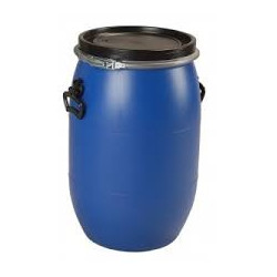 60-liter high-density polyethylene drum, fully openable