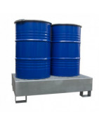 Steel Spill Containment Trays for 200-Liter Drums | SD Pack